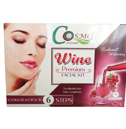 Cosmo Nature wine facial kit, Wine kit, wine facial kit, cosmo nature