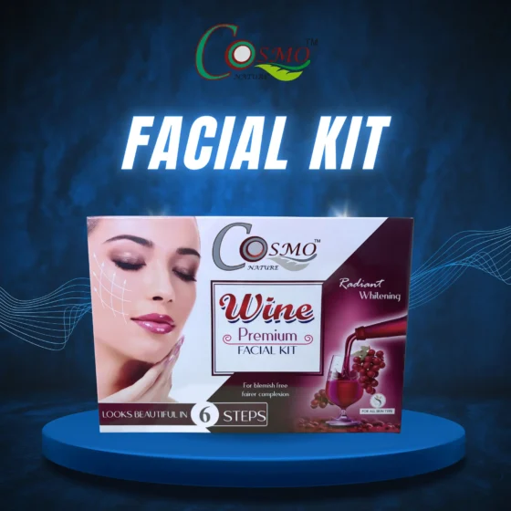Cosmo Nature Wine Facial Kit 430gm - Image 3