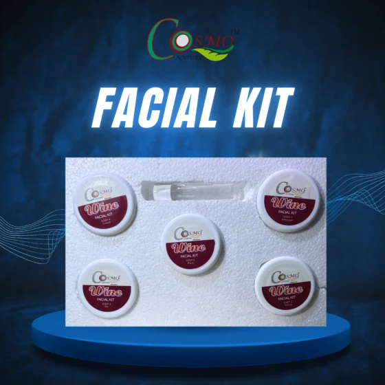 Cosmo Nature Wine Facial Kit 430gm - Image 2