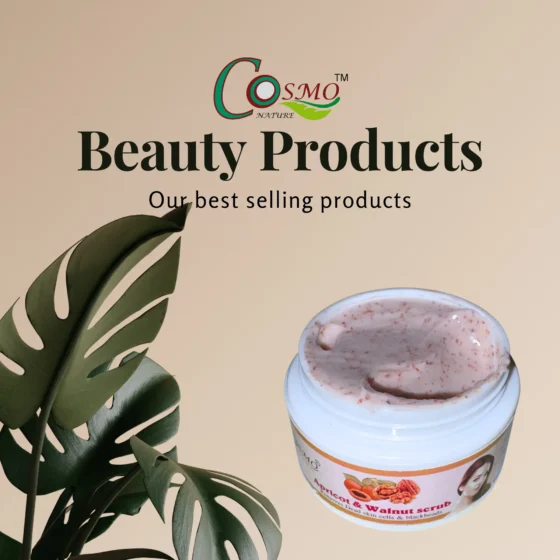 Cosmo Nature Scrub (Apricot & Walnut ) 50gm, 500gm - Image 2
