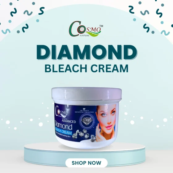 Cosmo Nature Diamond Bleach Cream 250gm - Image 2